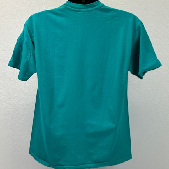 Vintage 90s USMC Marine Corps MC3 T Shirt Military Picnic USA Made Green L Large - Picture 3 of 7